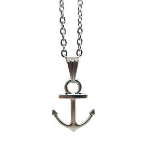 New Anchor Pendant Necklace 18" Stainless Chain - Nautical Layering Jewelry Gift